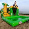 Springkussen Mini Bounce Aap met zwembad