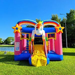 Springkussen Mini Bounce Unicorn 