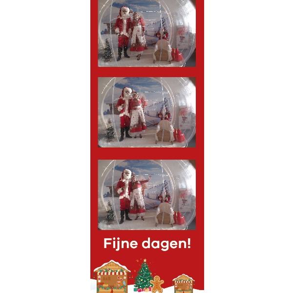 Photobooth bij Snowglobe