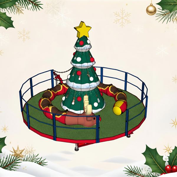 Draaimolen kerstboom, incl. op- en afbouw Draaimolen kerstboom, incl. op- en afbouw