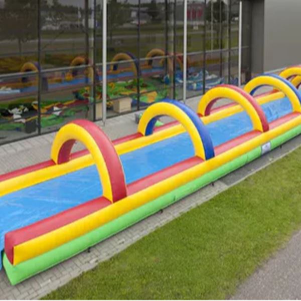 Dubbele buikglijbaan 18 meter huren