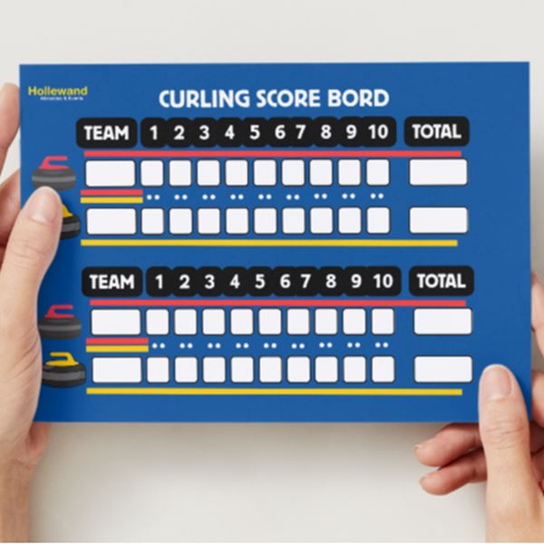 Scorekaarten curling per 2